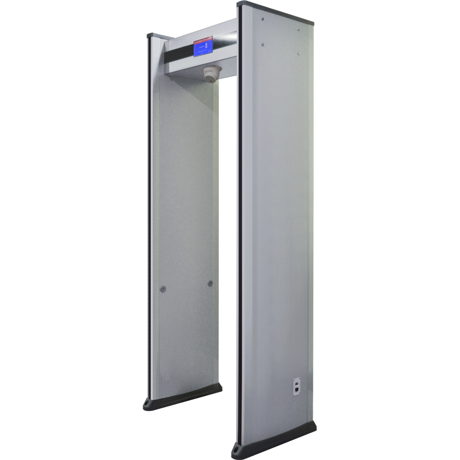 Termómetro de detección de seguridad de tipo puerta de identificación automática