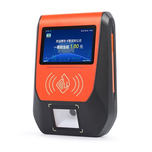 Lector y validador de tarjetas de autobús