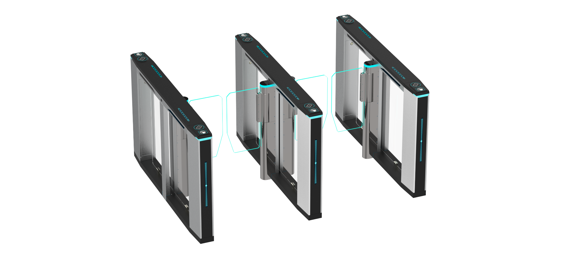 Puerta del canal peatonal