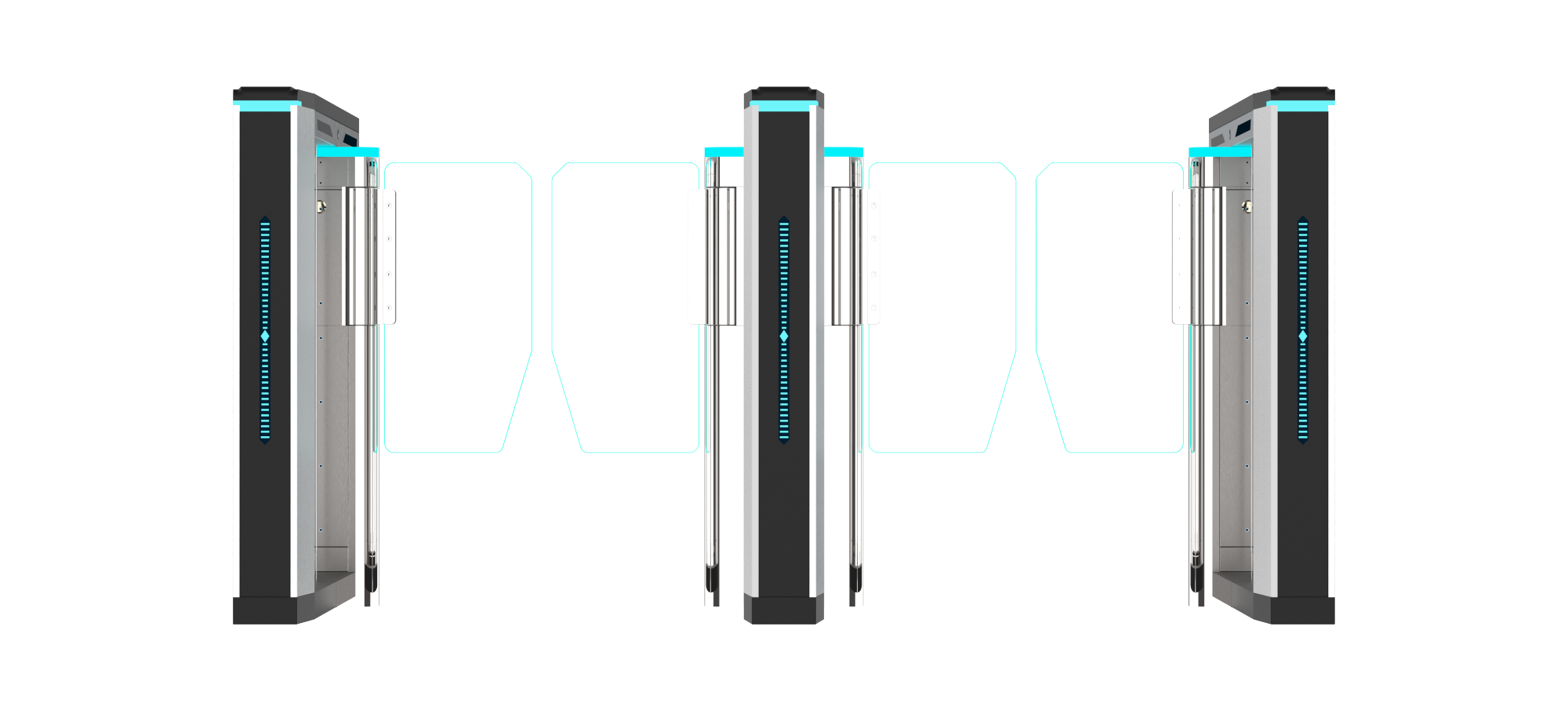 Puerta del canal peatonal