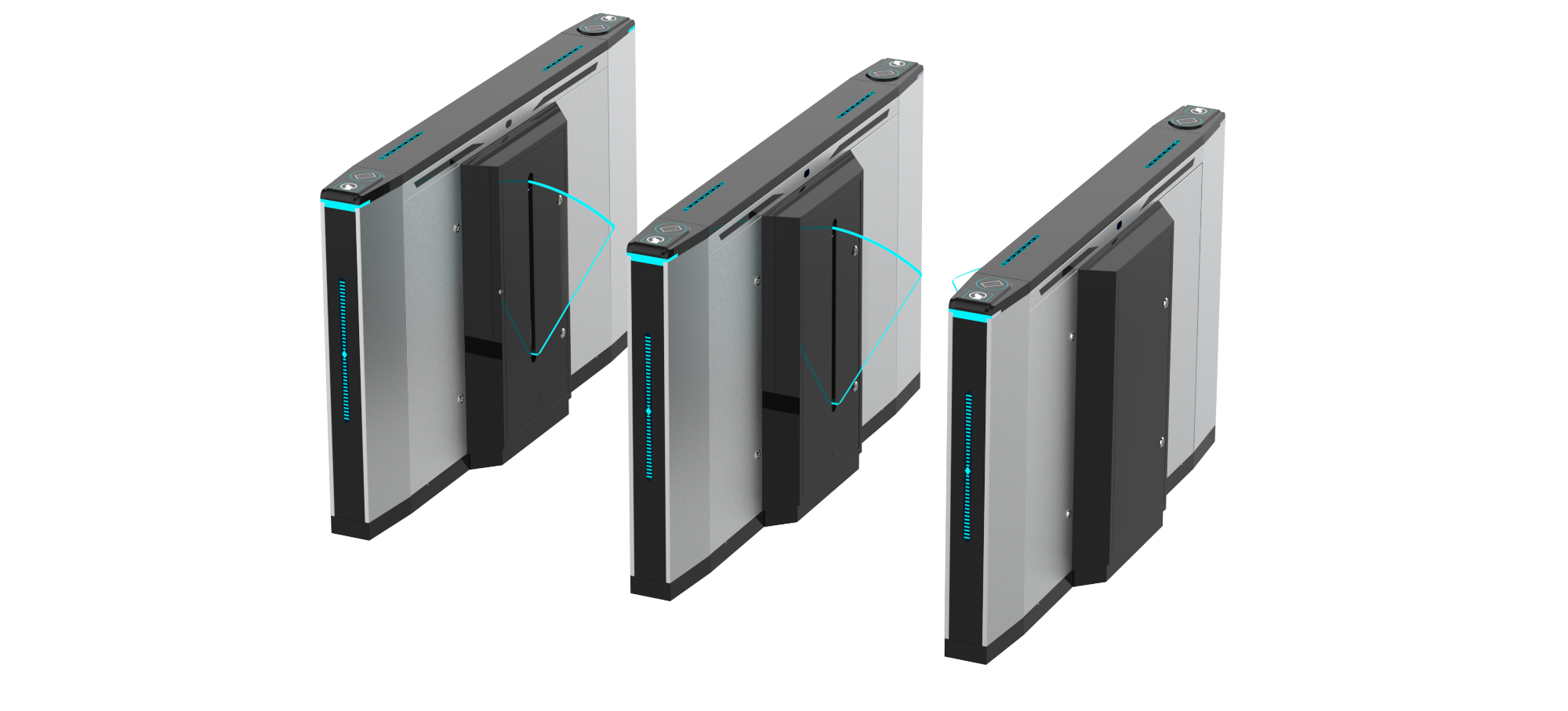 Puerta del canal peatonal